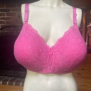 Torrid curve, bra, pink lace size 48C new without tags